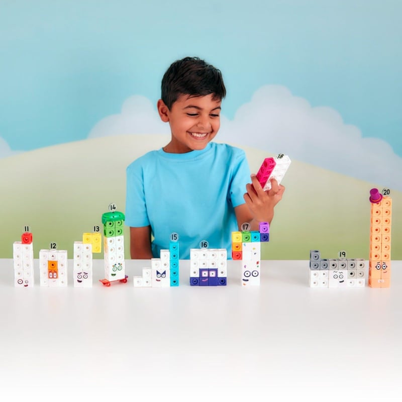 Mathlink® Cubes Zahlenblöcke, Zahlen 11-20 Aktivitätsset