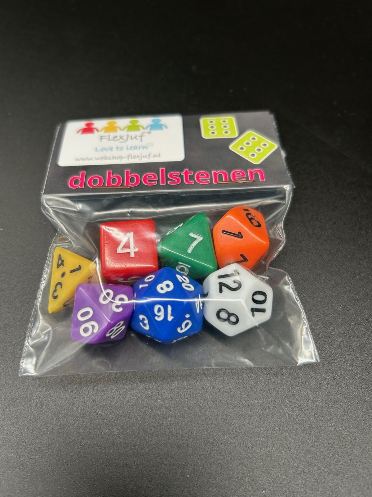 Set mit 7 Würfeln