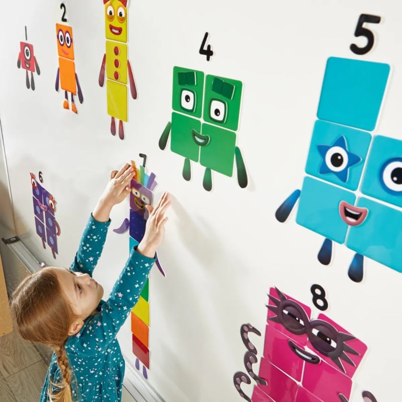 Number Blocks - Herbruikbare stickers (142 st.)