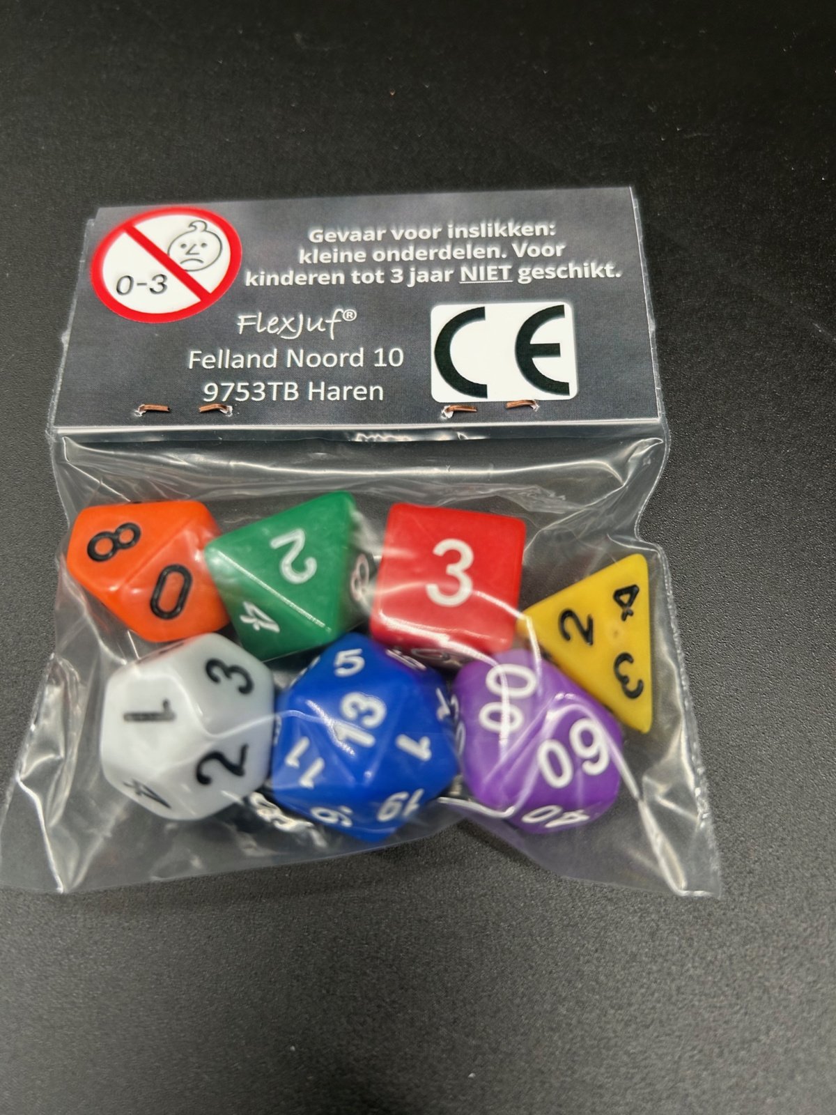 Set mit 7 Würfeln