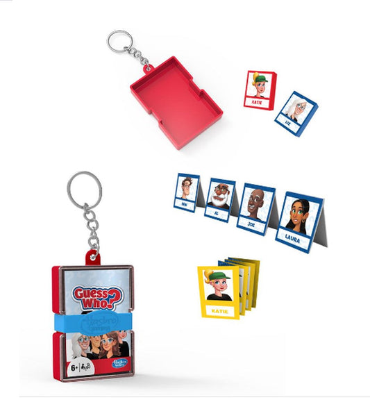 Mini spel sleutelhanger - Guess who? / Wie is het? (6+)