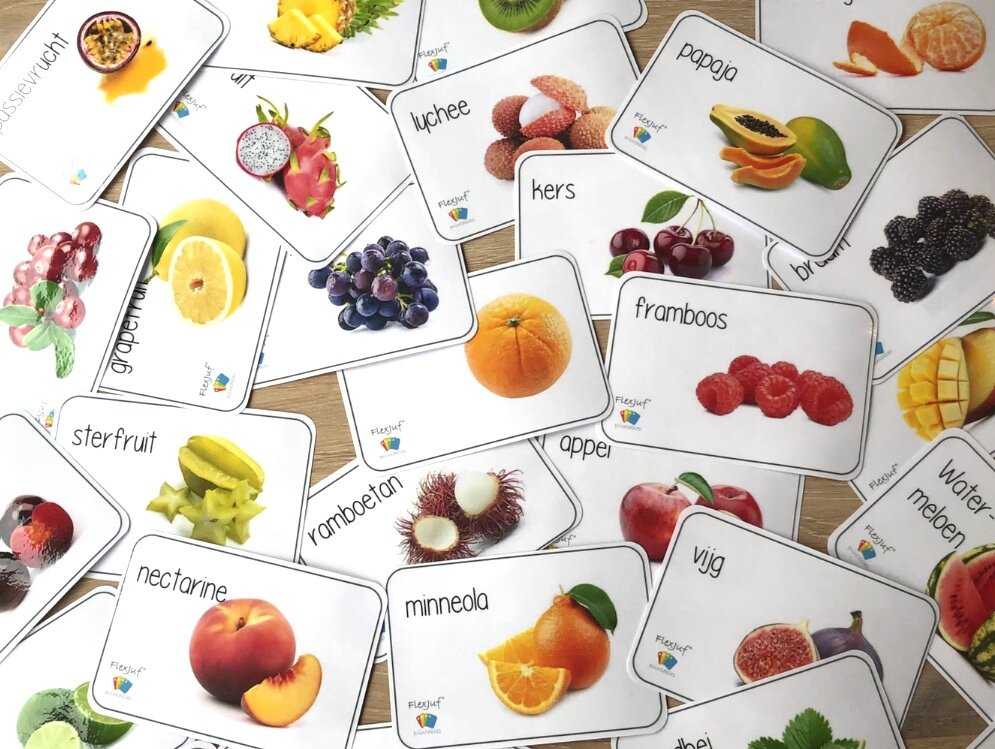 Printable: Flashcards - Fruit (32 st.)