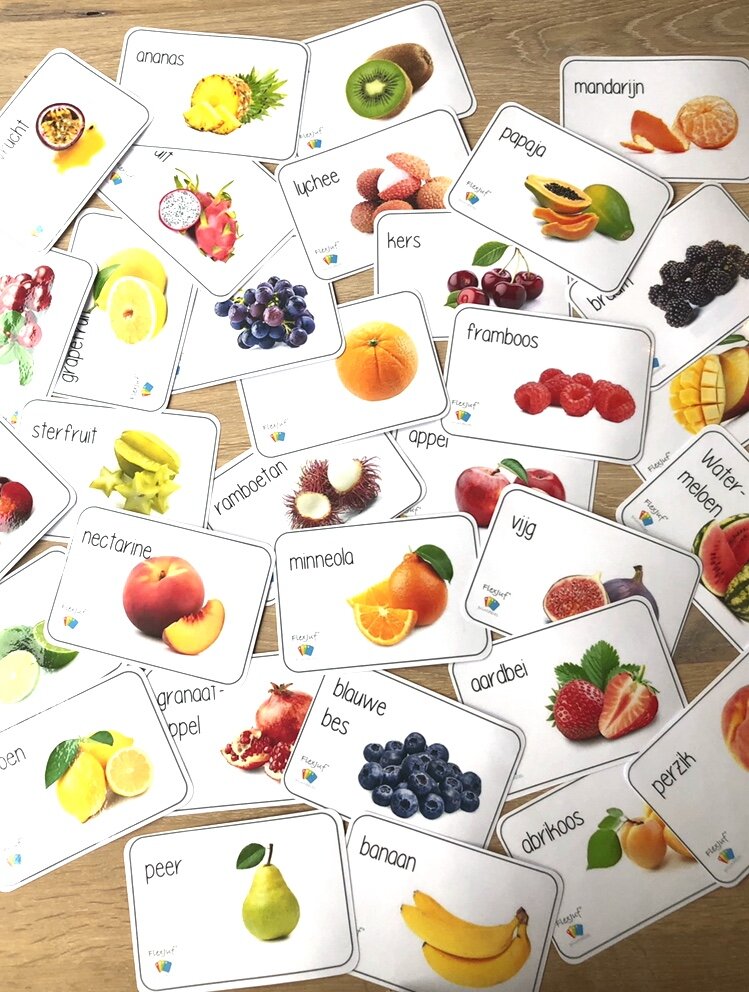 Printable: Flashcards - Fruit (32 st.)