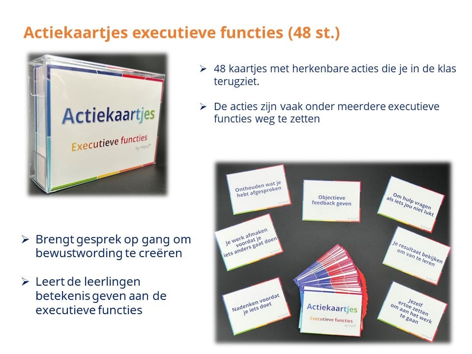 Voordeelset: Dubbelzijdig zeil + actie kaartjes executieve functies