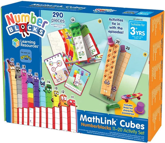 Mathlink® Cubes Number Blocks, Cijfers 21-30 activiteiten set