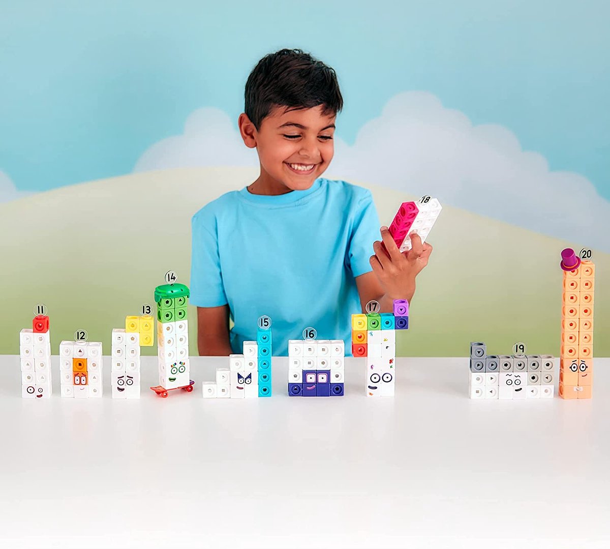 Mathlink® Cubes Zahlenblöcke, Zahlen 21-30 Aktivitätsset
