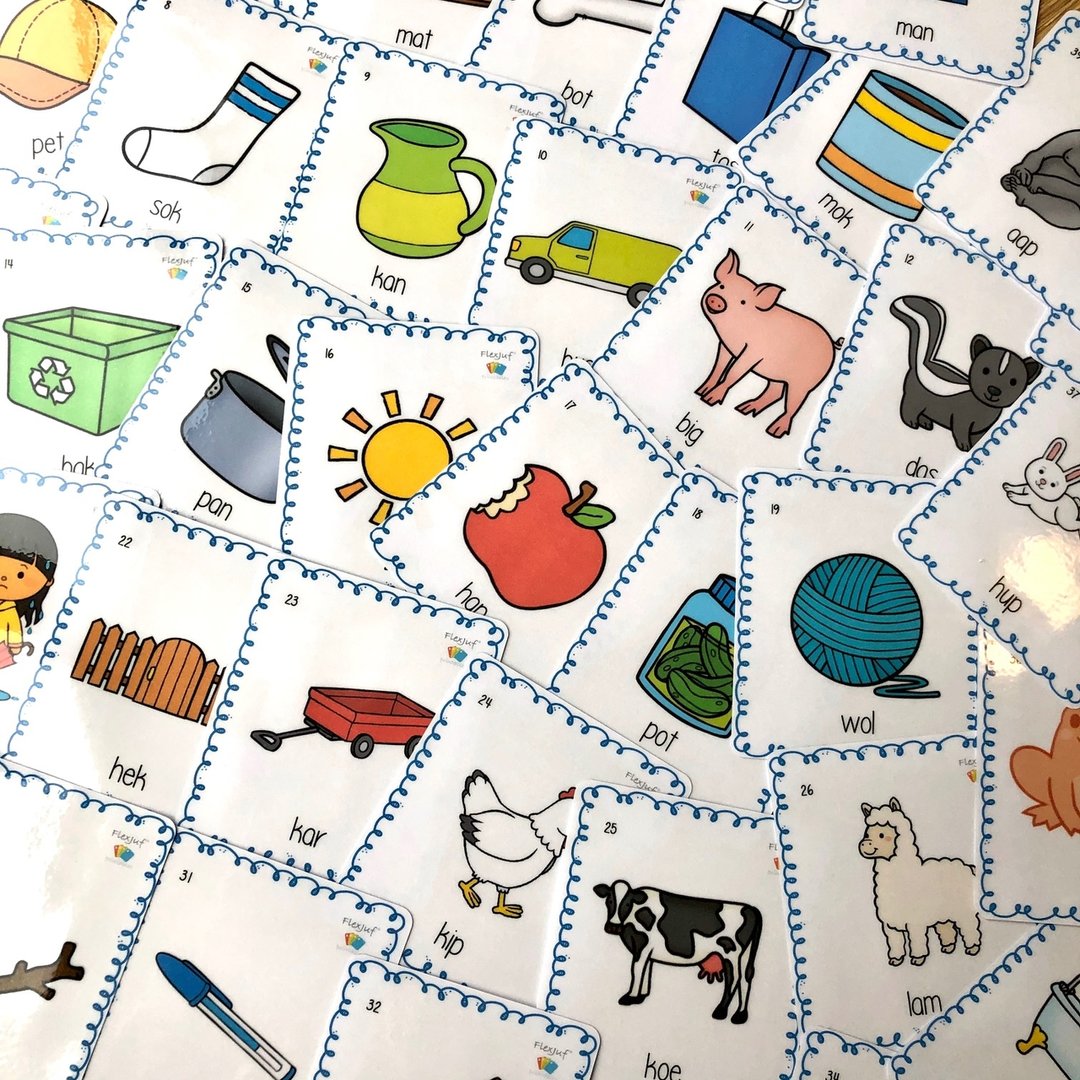 Printable: Flashcards - woorden mkm (42 st.)