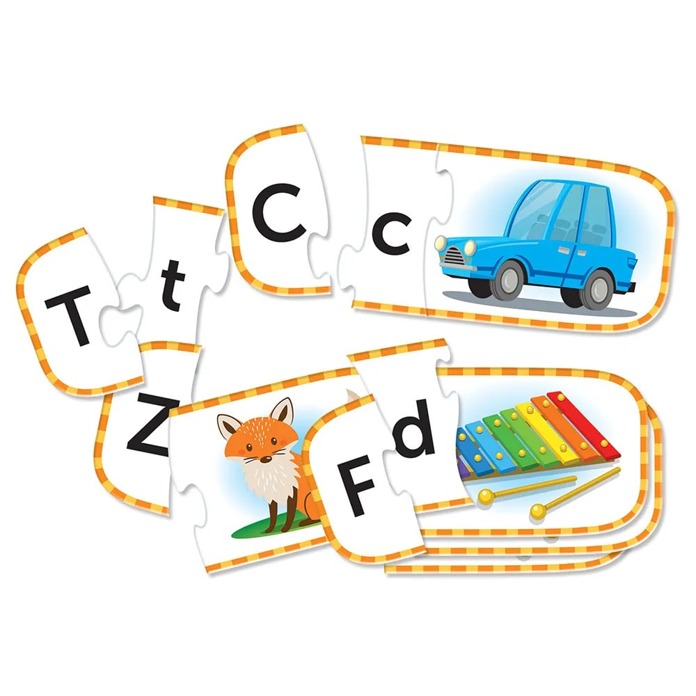 Puzzlekarten - Alphabet (Englisch) / Puzzlekarten (EN)