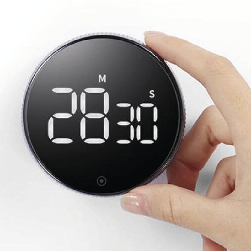 Digi-disc timer, magnetisch met draaischijf