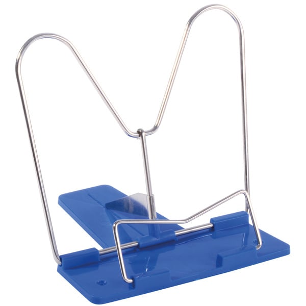 Boekensteun, opvouwbaar (blauw)