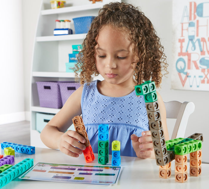 MathLink® Cubes Mathe-Aktivitätsset (ab 5 Jahren) – Dino-Zeit / Dinosaurier