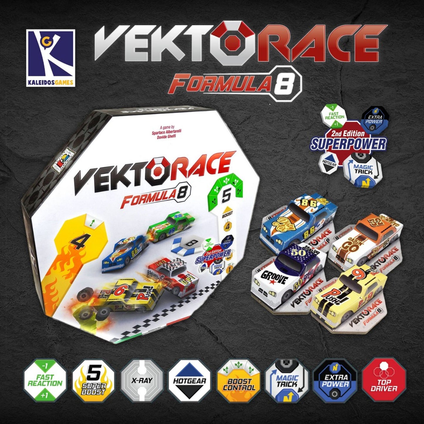 Vectorace - tafelmodel rijsimulator spel