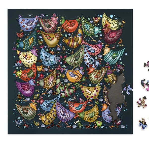 Curiosi Palapeli - Puzzel kippenhok