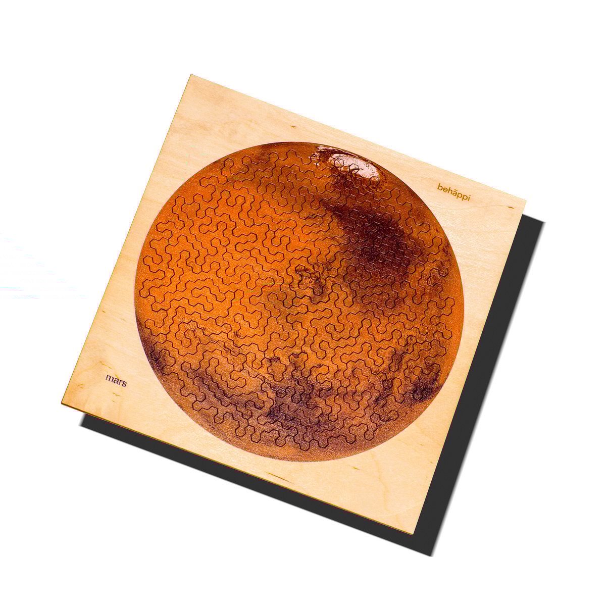 Behäppi - Hatchel Hard (Holzpuzzle) - Mars