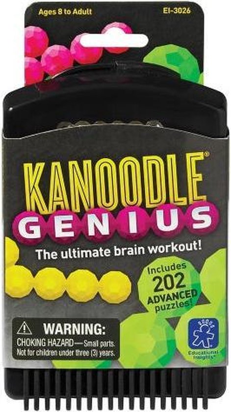 Kanoodle Genius (7+) - 200 puzzels/breinbrekers in 2D en 3D!