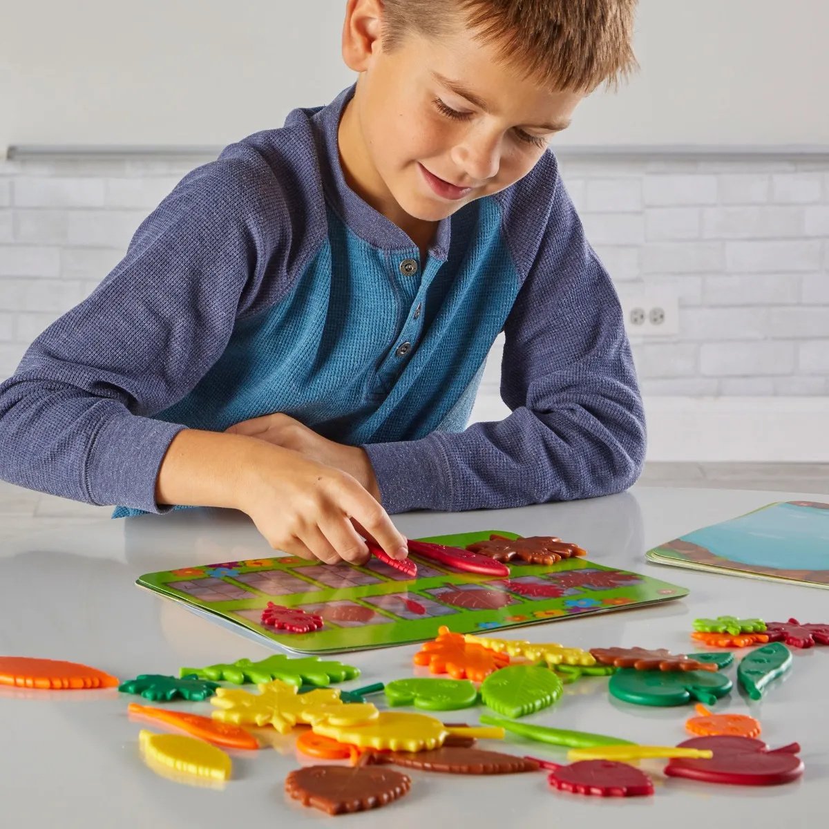 Sensorische bladeren - rekenen activiteiten set