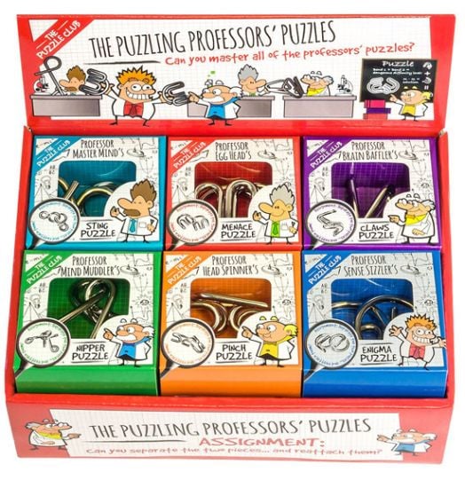 Professor Puzzle's breinkrakers sextet (set van 6)