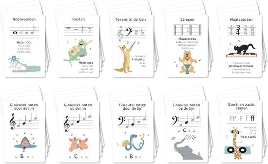 Musikspiel: Notenquartettspiel