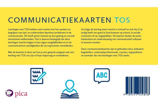 Communicatiekaarten TOS - Ondersteunen bij het verwoorden van gedachten en behoeften