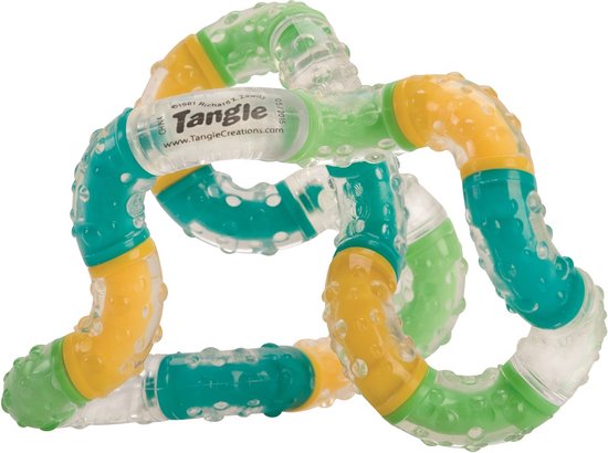 Tangle Relax Therapy (BrainTools Imagine) - Geel, groen, doorzichtig