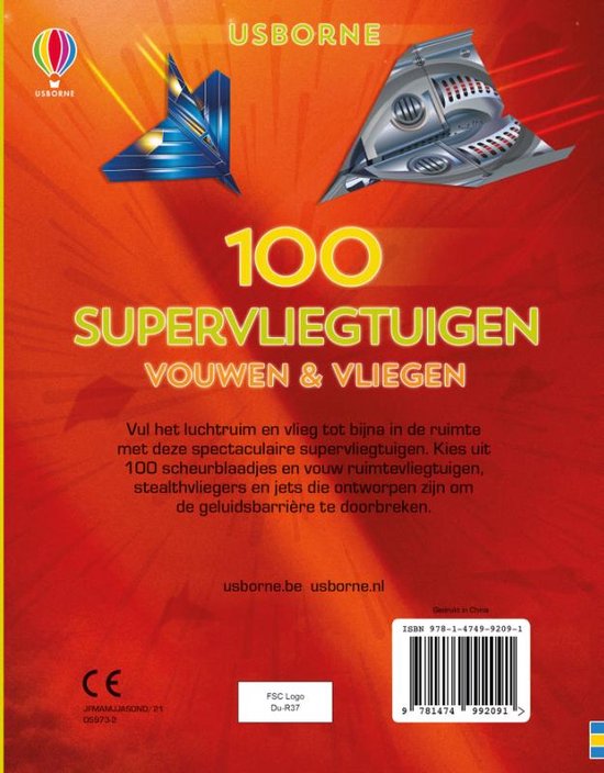 100 supervliegtuigen - vouwen en vliegen