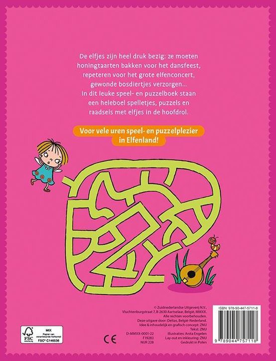Puzzelpret - Vrolijke elfjes (6-8 j.)