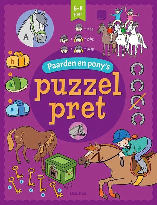 Puzzlespaß – Pferde und Ponys (6–8 Jahre)