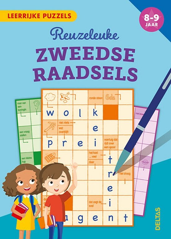 Reuzeleuke Zweedse raadsels (8-9 j.)
