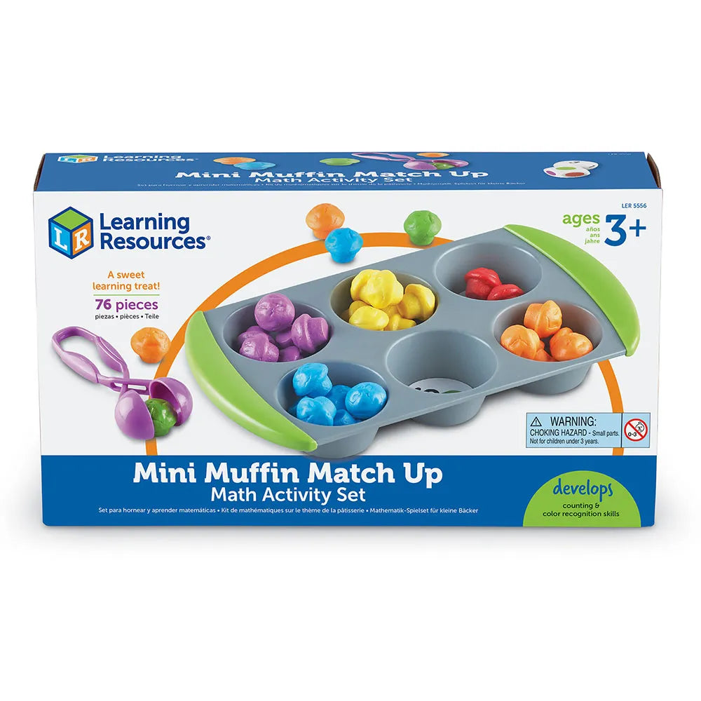 Mathe-Aktivitätsset zum Sortieren von Mini-Muffins