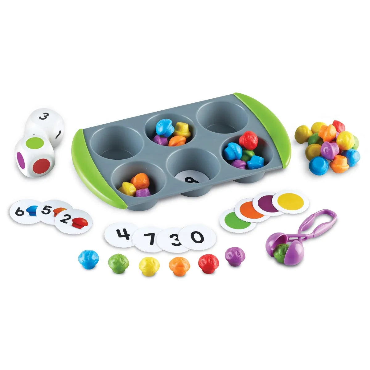 Mathe-Aktivitätsset zum Sortieren von Mini-Muffins