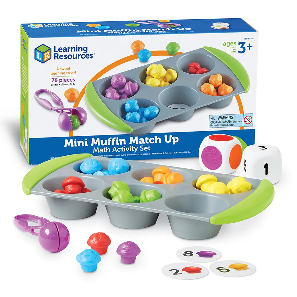 Mathe-Aktivitätsset zum Sortieren von Mini-Muffins