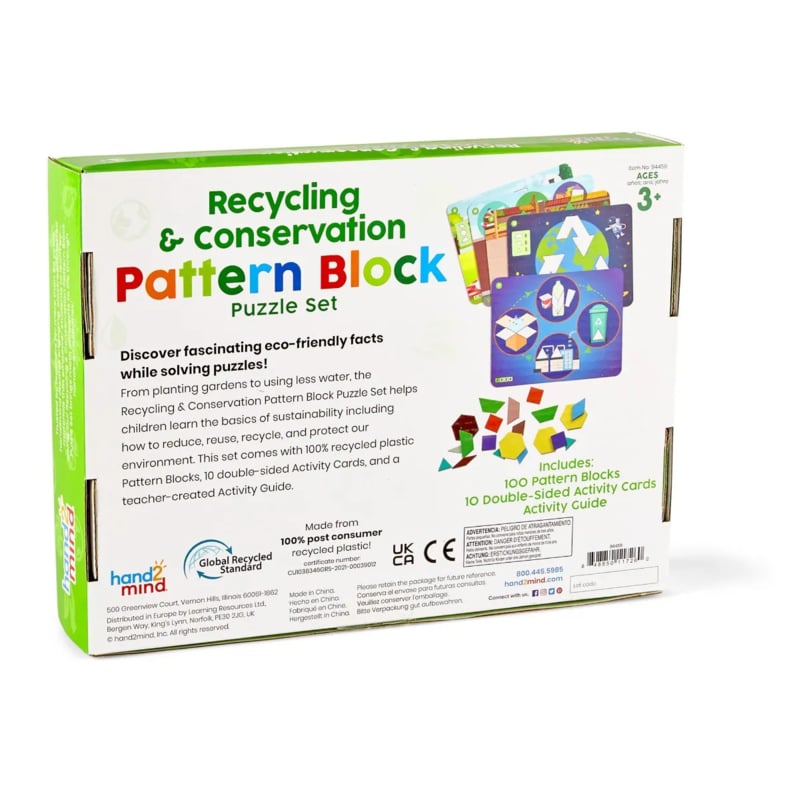 Musterblöcke – Puzzleset Recycling & Nachhaltigkeit