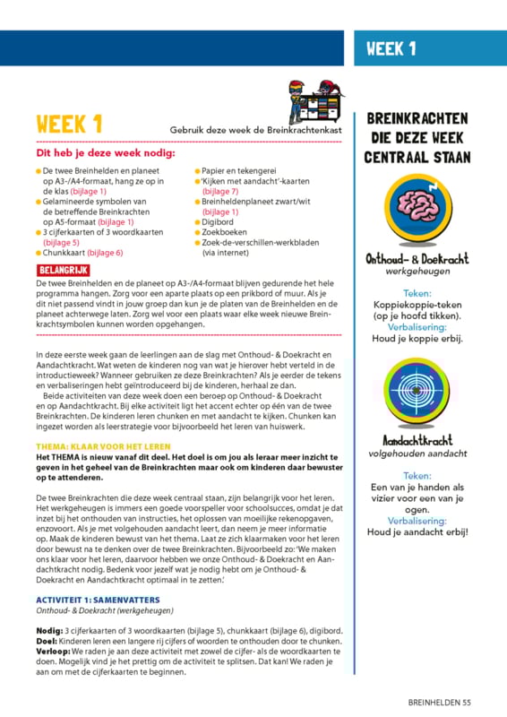 Breinhelden voor groep 7/8