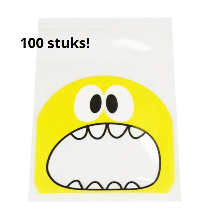 Zahnbeutel 100 Stk. Gelbes Monster