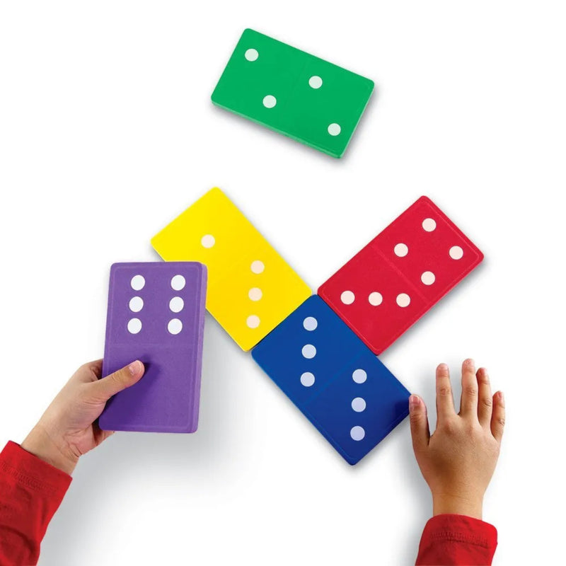 Jumbo zachte foam domino stenen (28 st.)