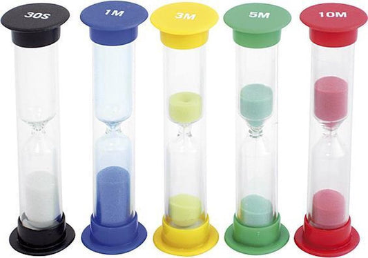 5er-Set Sanduhren (9 cm)