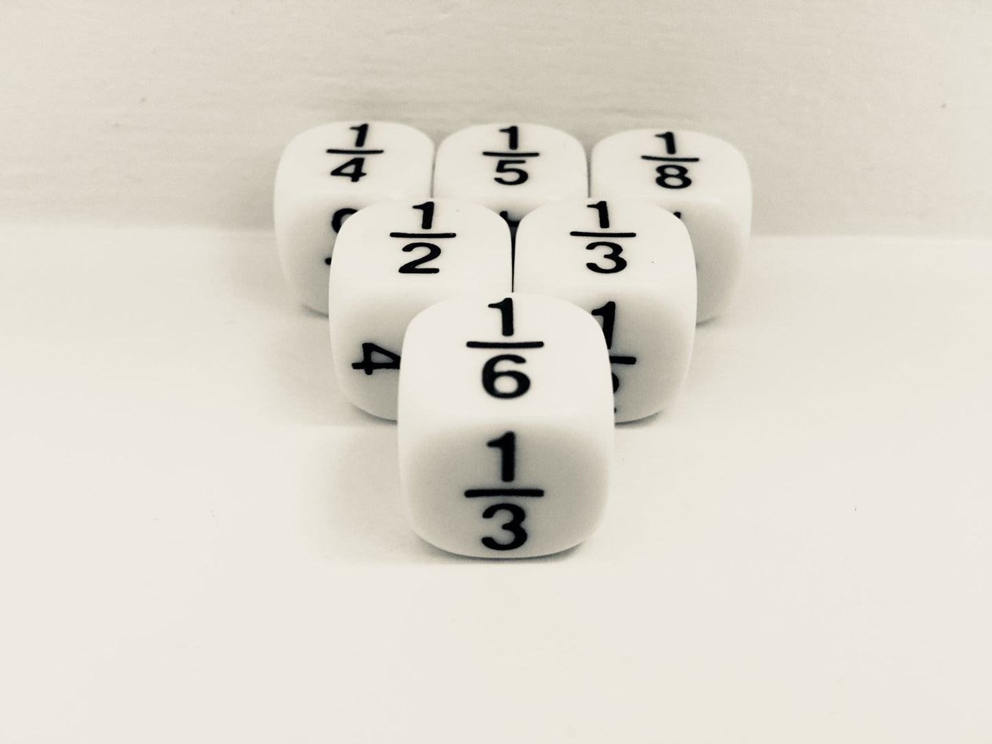Mathe-Würfel: Brüche (10er-Set)