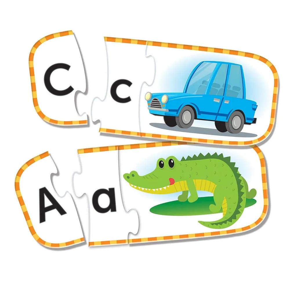 Puzzlekarten - Alphabet (Englisch) / Puzzlekarten (EN)