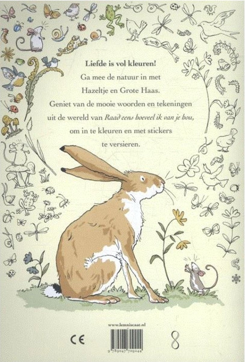 Kleurboek - Raad eens hoeveel ik van je hou