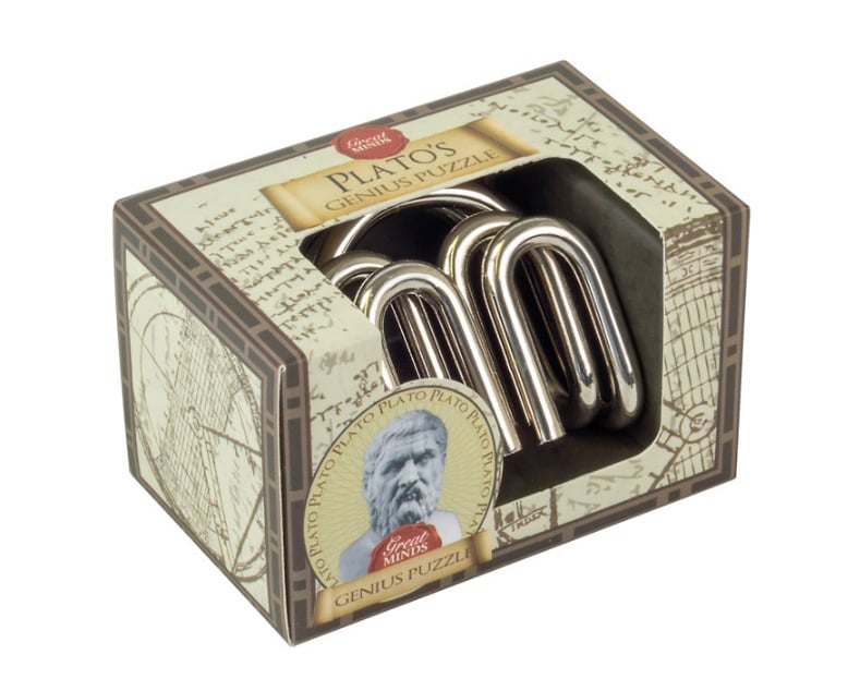 Professor Puzzle's mini Great Minds metalen puzzels (set van 3 st.)