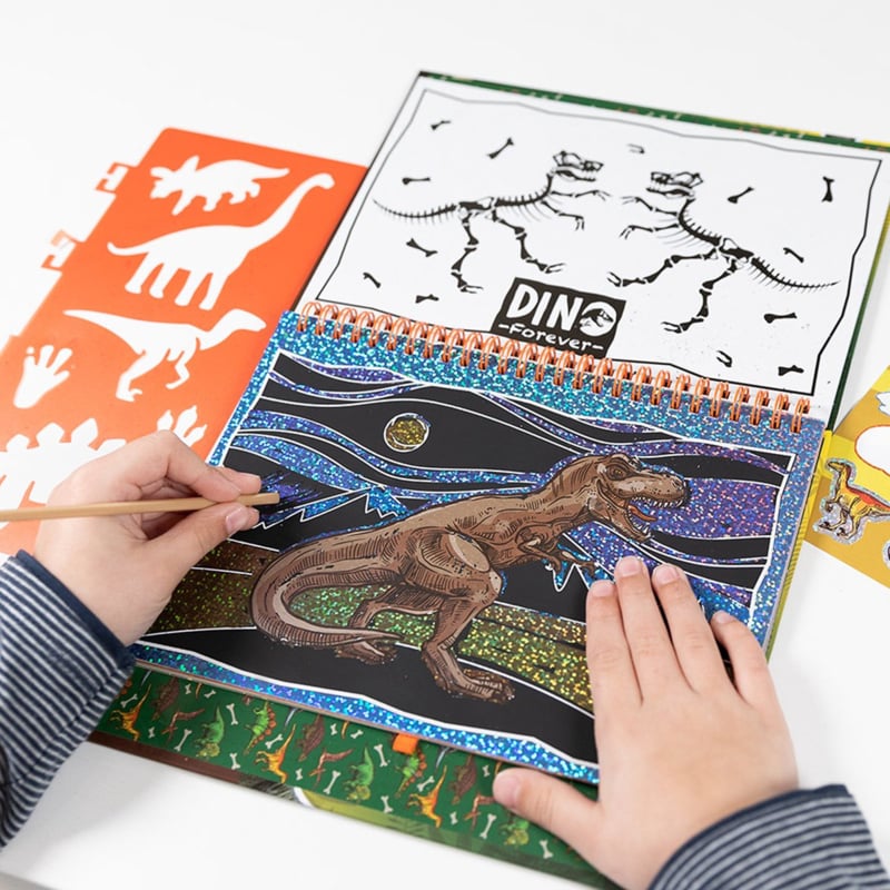 Krasboek/doeboek Dino forever