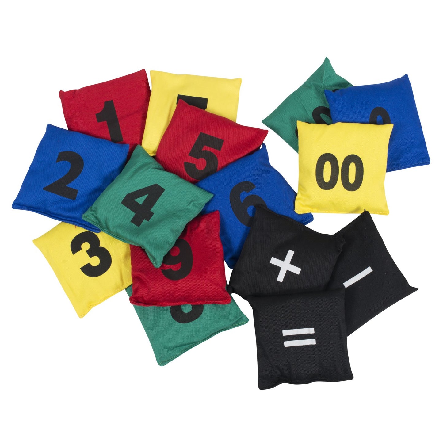Nummerierte Sitzsäcke - Mathe-Set (15 Teile)