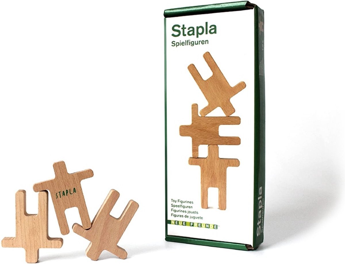 Stapla stapelfiguren blanco speelstukken