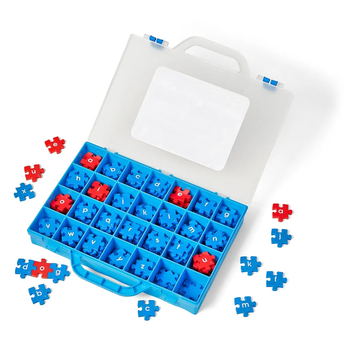 Alfabet puzzel stukjes - kleine letters (157 delig)