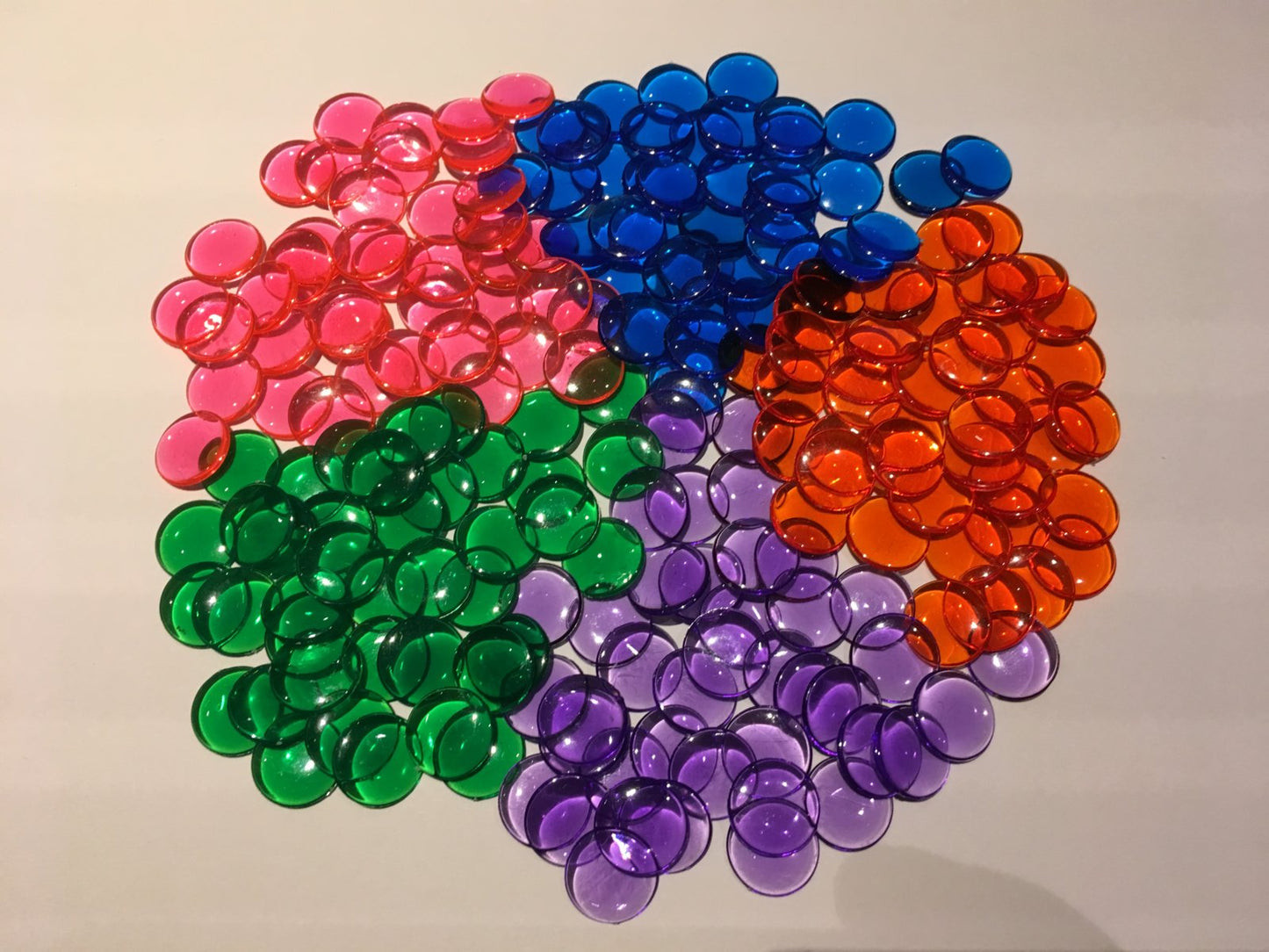 Berechnungsblätter, Vorteilhaft transparent Ø15 mm (1000 Stk.)