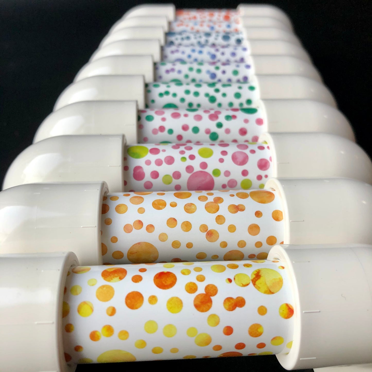 FluisterTelefoon (SET van 5 st.) "Happy Dots"