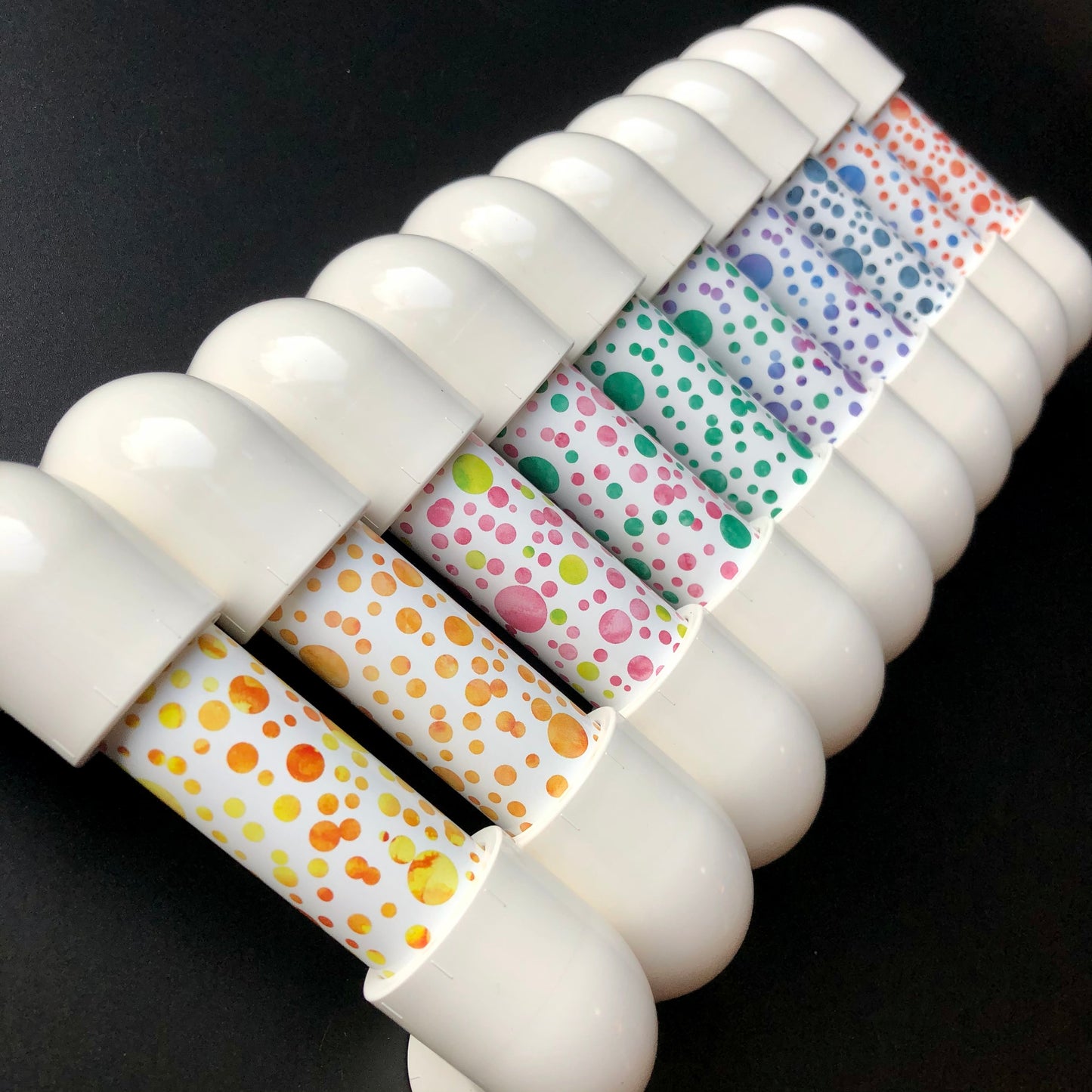 FluisterTelefoon (SET van 5 st.) "Happy Dots"