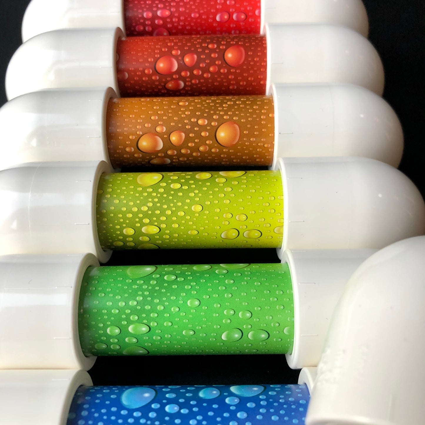 FluisterTelefoon (SET van 5 st.) "Rainy Colors"