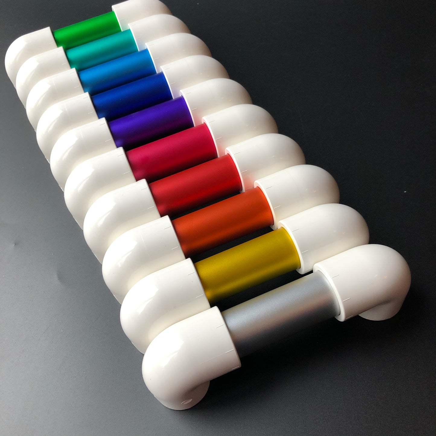 FluisterTelefoon (SET van 5 st.) "Metallic"