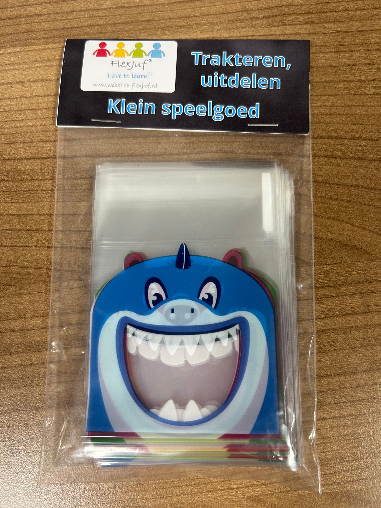 Tanden zakjes dieren (3 kleuren) 100 st.
